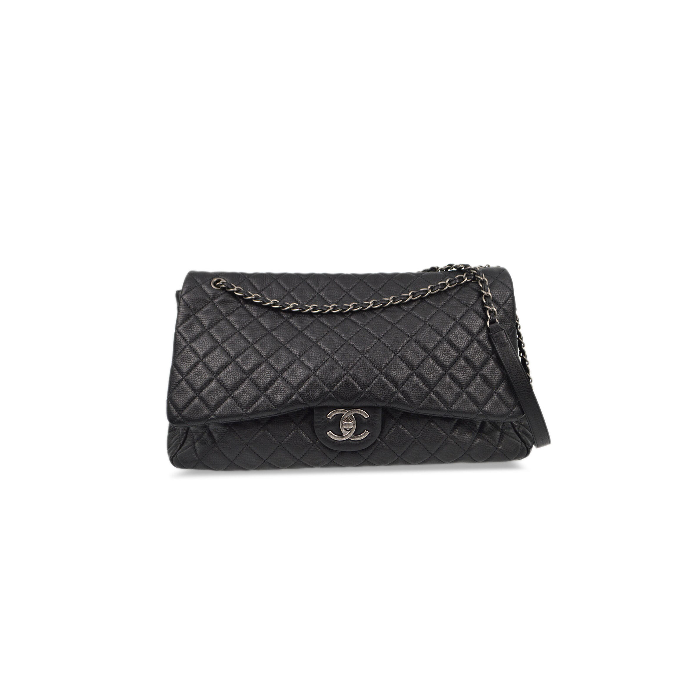 Ch*el single flap shoulder bag (46.6*29*17cm)